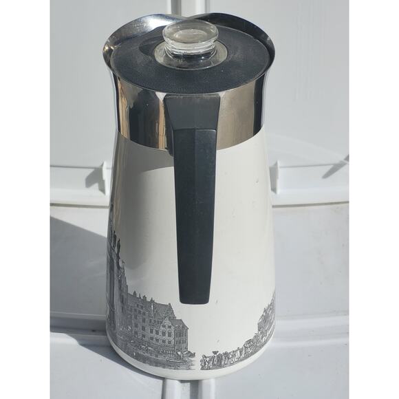 Renaissance Vintage 9-Cup Corning Ware Coffee Pot – Retro Kitchen Icon - Picture 4 of 11